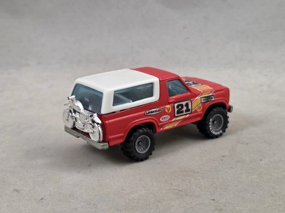 Hot Wheels Real Riders Ford Bronco 1980 ca. 1:58 graue Felgen - Bild 2 von 4