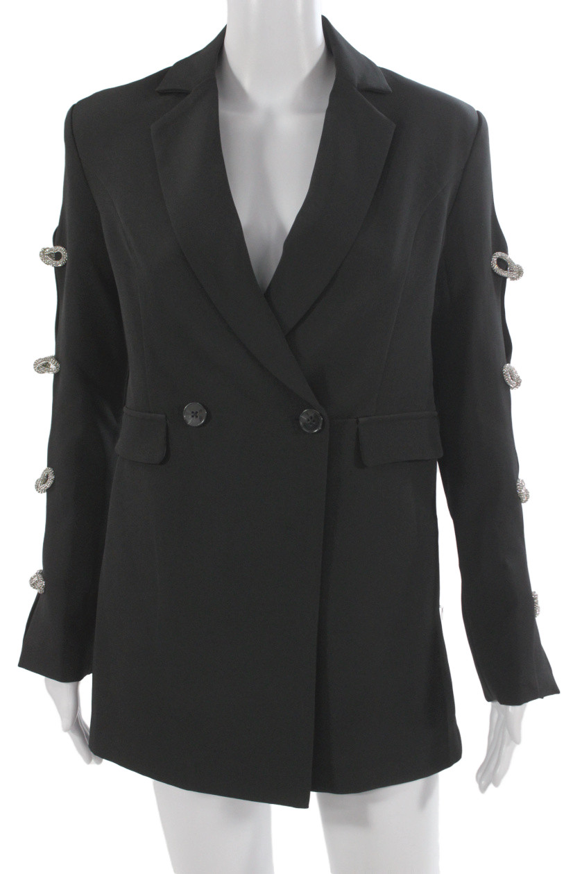 Endless Rose Womens Black Button Blazer Long Sleeve Edgy Size XSFree Shipping in US $100+ Orders | $6.95 Orders Below