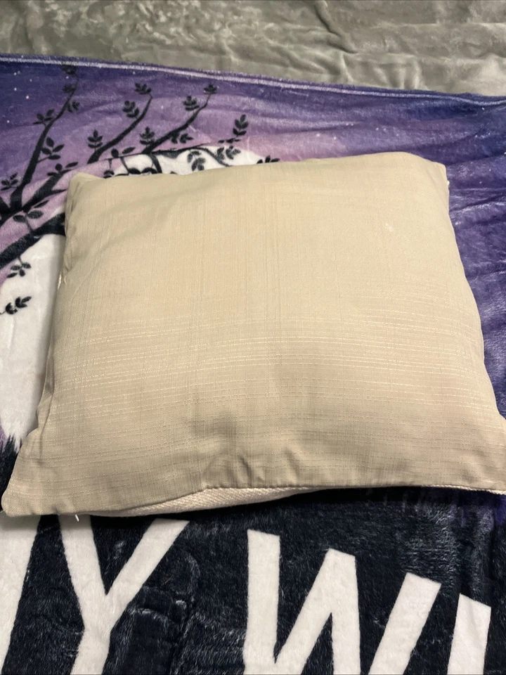 Funda de almohada hecha a mano con oración del Señor en el frente ☼con almohada en el interior Foto 4 de 4