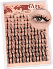 Fairy-Lash-Clusters,144Pcs Manga Lash Clusters DIY Cluster Eyelash