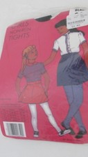 Vintage girls Non-run Nylon tights Sealed package black size 12-14