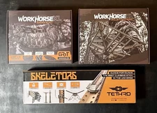 Tethrd Grit XL Saddle Bottomlands XL Platform Skeletor Sticks Combo Package New