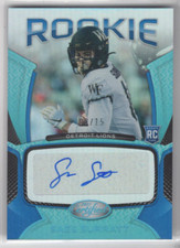 2021 Certified Rookie Signatures Mirror Teal #10 Sage Surratt Auto /15 - NM-MT