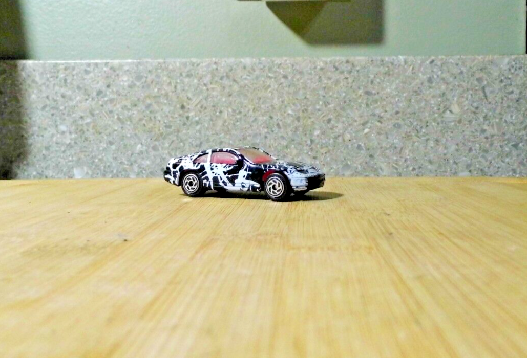 Vintage 1990 Matchbox / Nissan 300 ZX - Custom Black & White