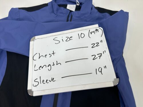PING Sensordry Ladies Juno Waterproof Jacket Sz 10 Full Zip Golf Purple Black - Picture 8 of 8