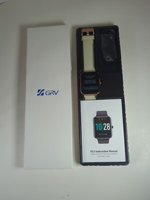 GRV Smart Watch for iOS and Android Phones (Answer/Make Calls) Baby Pink