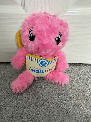 Neu BUILD A BEAR Smallfry rosa Oktopus 8 Zoll Plüschtier