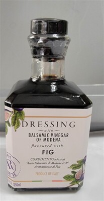 NWT Acetaia Del Re Dressing Balsamic Vinegar of Modena Fig