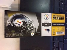 2016 PITTSBURGH STEELERS VS NEW ENGLAND PATRIOTS TICKET STUB 10/23 TOM BRADY