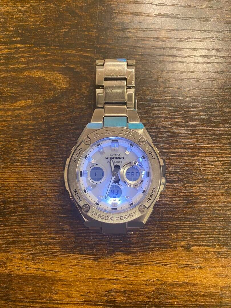 CASIO G-SHOCK G-STEEL GST-W110D-7AJF White Radio Solar Men's CASIO G-SHOCK G-STEEL GST-W110D-7AJF White Radio Solar Men's
