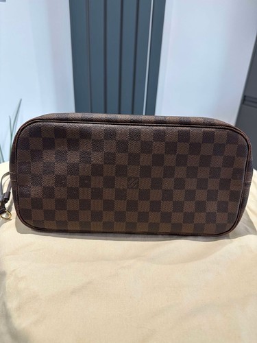 Louis Vuitton Neverfull in damier ebene shoulder bag tote MM size - Picture 19 of 24