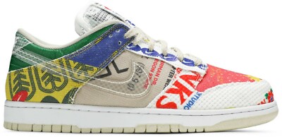 NEW Nike Dunk Low SP City Market Multi-Color Shoes DA6125-900