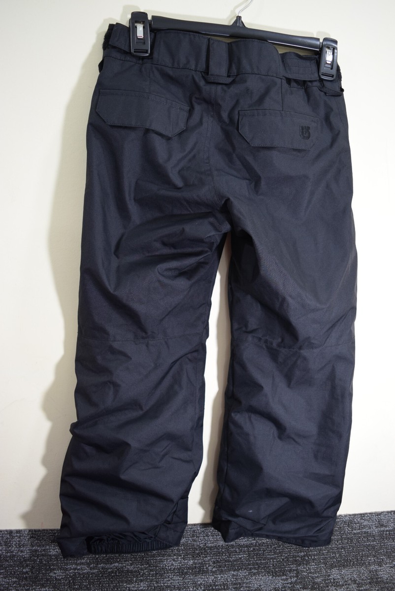 Burton BOYS S 6/7 Parkway Snowboard Ski Pants Black Dry Ride