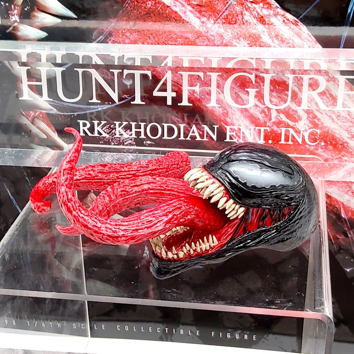 Hot Toys MMS590 Venom 1/6 Action Figure's Open Mouth Head Sculpt