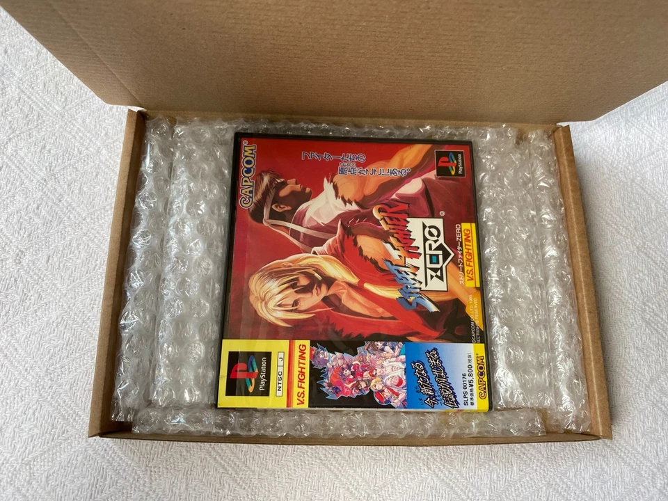 Street Fighter Zero PS1 - NTSC-J Japan VGC CIB with Obi Reg - Tracked - Image 3 of 4