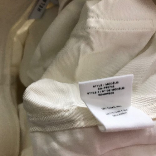 $390 Helmut Lang Womens Dupioni Cargo Silk Bermuda Short Size 2 Ivory Shorts New - Picture 10 of 10