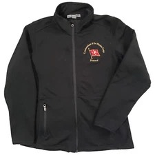 Commandant Marine Corps Protocol Jacket Womens Medium Embroidered Zip Up Black