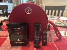 DIOR Armani Vip holiday party gift set wedding Bag Perfume Lipstick travel