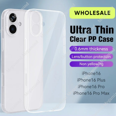 Wholesale Bulk Lot Clear Phone Case Cover For iPhone 16/16 Plus/16 Pro/16 ProMax