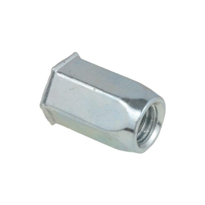 Qty 50 Zinc Countersunk Full Hex M12 (12mm) x 3.5 - 6.5 Grip Nutsert ...