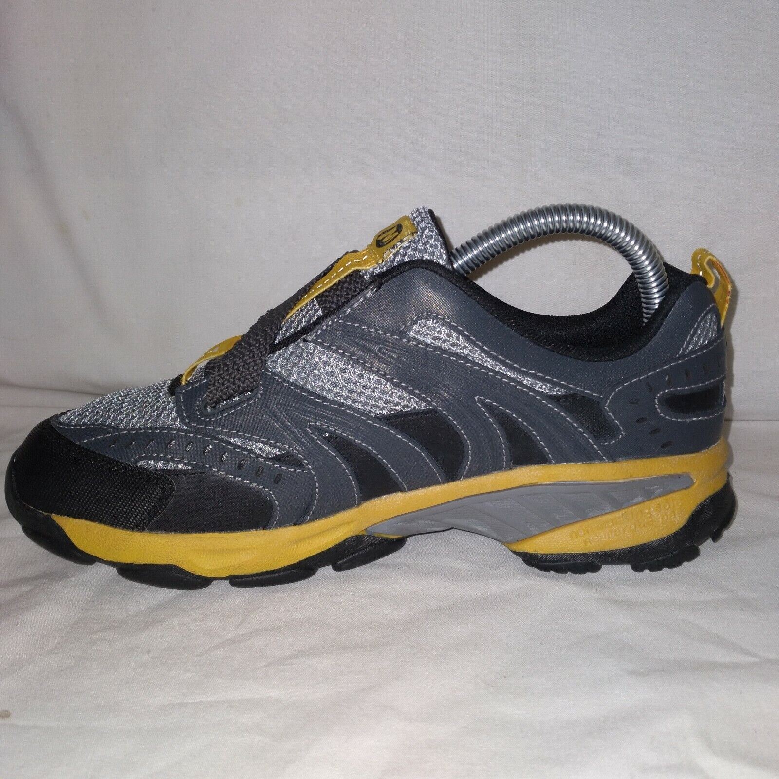 Scarpe Merrell Litespeed Z Rap Escursionismo Passeggio Causale Nero Grigio Giallo Bambini 6