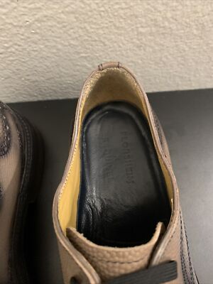 FLORSHEIM x ESQUIVEL Wingtip Grayish Black Leather Oxford  display picture 2