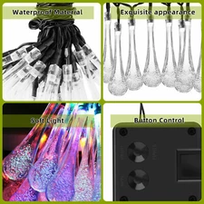 30 LED Solar String Lights Fairy Lamp Outdoor Waterproof Garden Paty Yard Decor