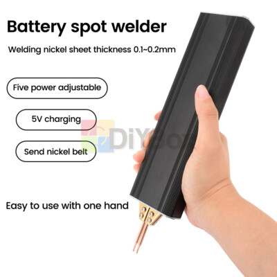 Portable 5-speed Power Adjustable Handheld Battery Spot Welder Welding Machine