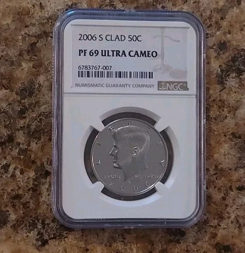 PF69 2006-S CLAD Kennedy Half Dollar NGC Brown Lbl 