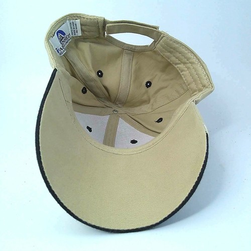 Fort Myers Florida Tourist Casual Adjustable Hat Beige Black Fahrenheit Cotton - Picture 5 of 6