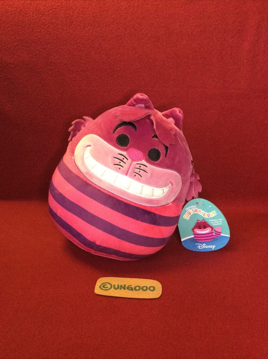 Squishmallows Cheshire Cat 8 Pink/Purple Alice in Wonderland Kitty Plush