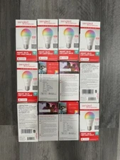 "12 Pack" A19 WiFi Color Enabled 60W Smart Led Bulb Works With Alexa and Google