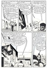 GIANT MAN LE PERIL DU PASSE PLANCHE DE MONTAGE ORIGINALE PAGE 15