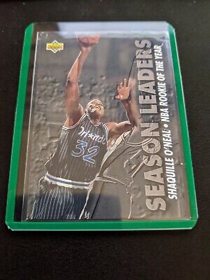 1993-94 Upper Deck Season Leaders Rookie Of The Year Shaquille O’Neal Card  # 177 | eBay