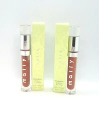 Lot / 2 Mally H3 Lipgloss ~ Perfect Nude ~ 0.09 oz / 2.6 g (x2 ) ~ BNIB