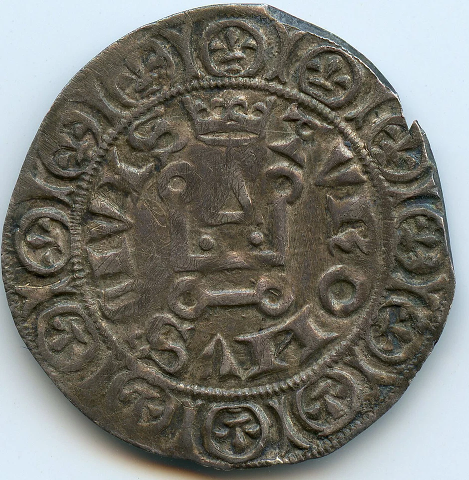 Charles V (1364-1380) Gros tournois 2e émission Duplessy 362A - Photo 2/2