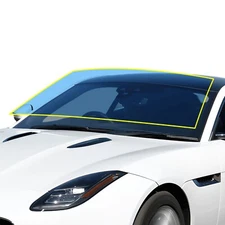 Pre Cut Front Windshield Protection Clear Bra Film Fits Jaguar F-Type 2014-2024