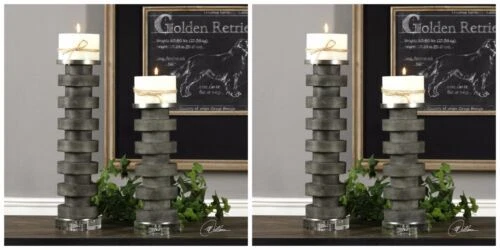 Candelabros tradicional Uttermost Cristal y accesorios