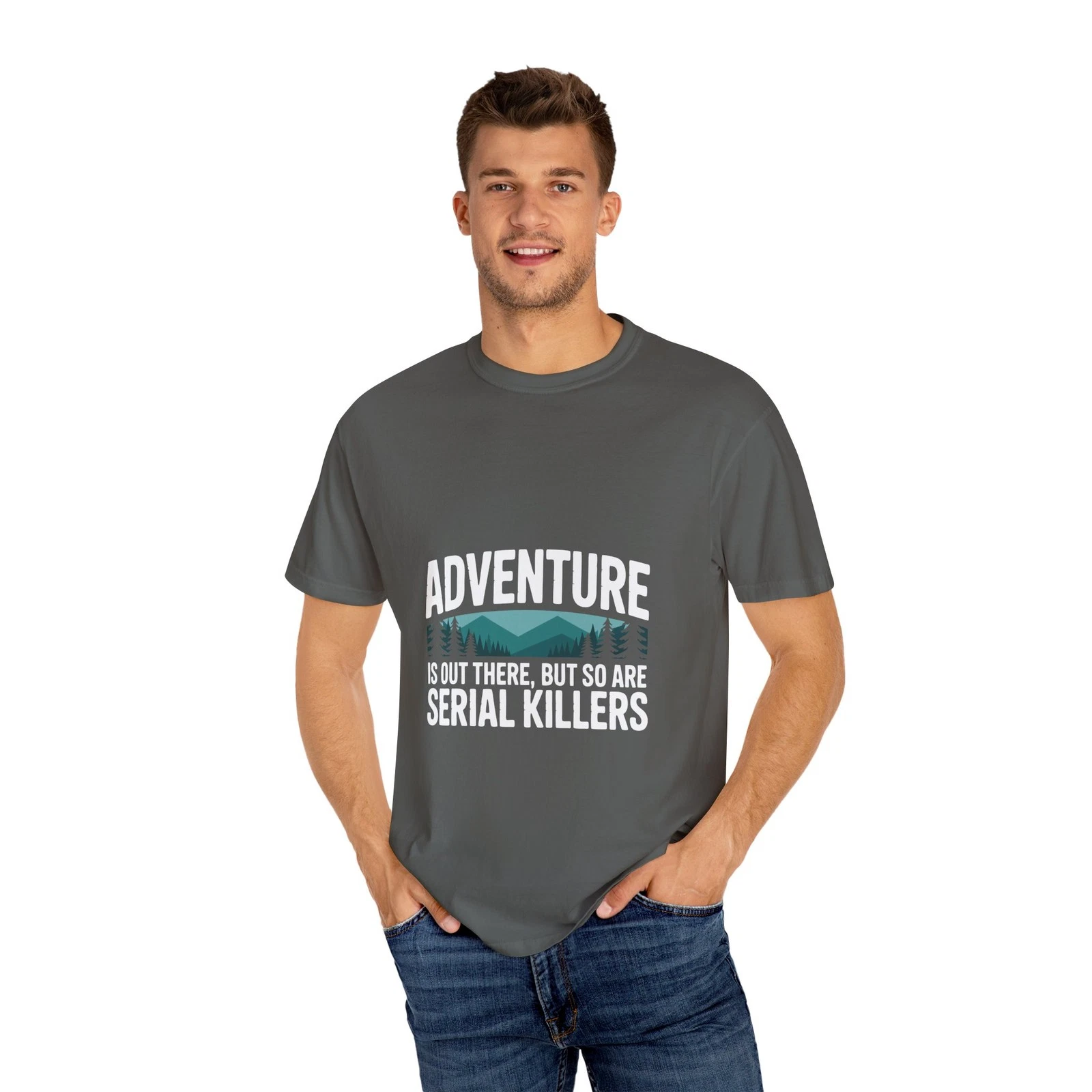 Adventure Humor T-Shirt, Funny Graphic Tee, Gift for Outdoor Lovers, Casual Wear
Opens in a new wind