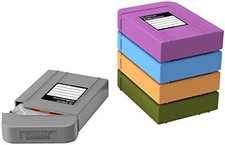 Set of five 3.5-inch hard drive storage cases