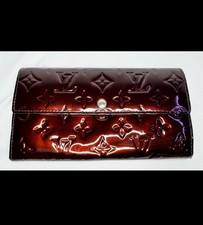 LV Louis Vuitton Amarante Venris Sarah long wallet. TH4098 w/ BOX ANS DISTIE!