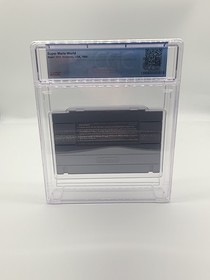 Super Mario World (SNES, 1991) CGC 8.5 Graded Cart Not WATA, PSA, VGA