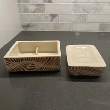 two piece bathroom accessories set