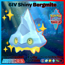 ✨ Shiny Bergmite 6IV ✨ Pokemon Sword & Shield 🚀 Fast 🚀