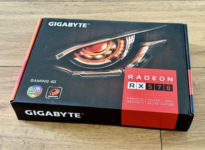 Gigabyte Radeon RX 570 Gaming 4G 4GB GDDR5 Grafikkarte mit OVP