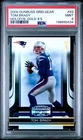 2006 DONRUSS GRIDIRON GEAR #63 TOM BRADY HOLOFOIL GOLD X'S /100 PSA 9