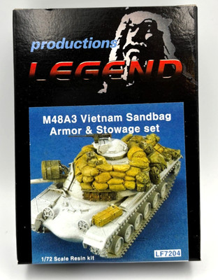 Legend Productions 1/72 M48A3 Vietnam Sandbag & Stowage Set Resin LF7204 Patton