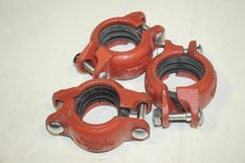 Lot of 3 Victaulic 1-1/2" Rigid COupling 48.3 009N