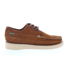 Zapatos informales Sebago Makwa de gamuza 74112BW-907 para hombre marrón Oxford y cordones