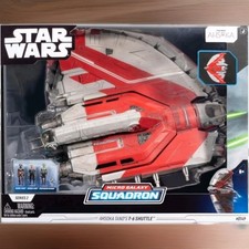 Star Wars Micro Galaxy Squadron Ahsoka Tano's T-6 Jedi Shuttle. NIB